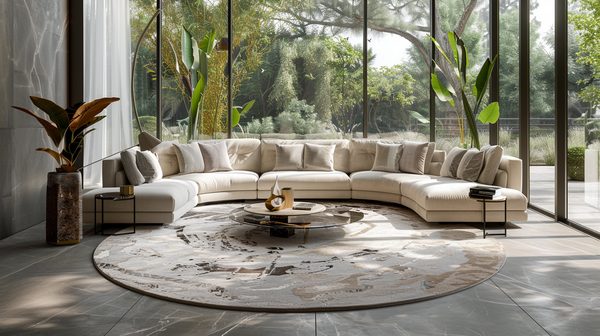 Tapis rond 200 cm : élégance et confort pour votre intérieur